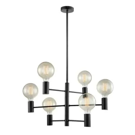 Lampa loft wisząca VEVA MDM3339/6 BK - Italux